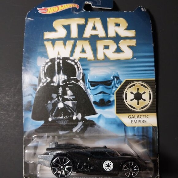 Star Wars Hot Wheels (2015) Galactic Empire Prototype H-24 Darth Vader Toy Car 6 - Picture 3 of 6